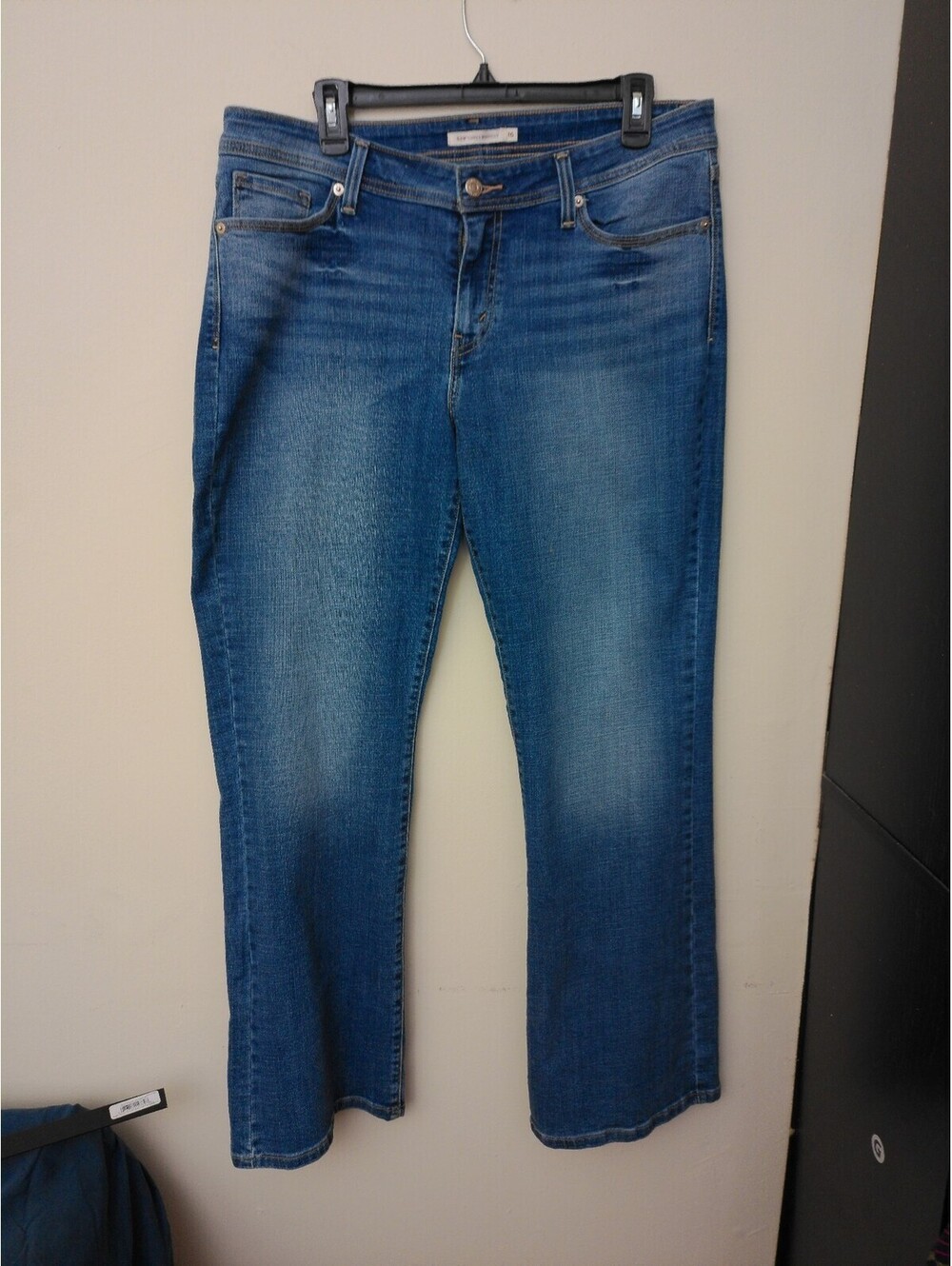Levis 529 Curvy Bootcut Jeans Womens Size 16 Medium Wash Blue Denim